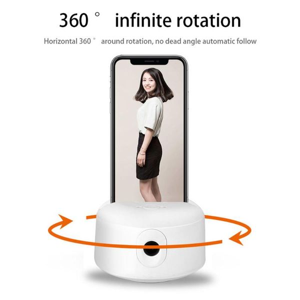 

2020 new auto tracking smart shooting holder 360°rotation all-in-one camera auto face selfie stick tracking camera phone holder