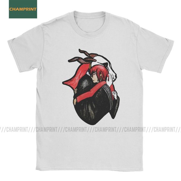 

древние magus невеста как я потеряю вас t-shirt men элиас аниме chise эйнсворт манга хлопок тис с коротким рукавом футболки