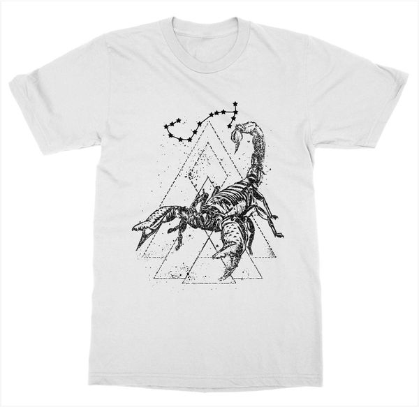 

short sleeve for men clothing summer scorpio t-shirt tee shirt