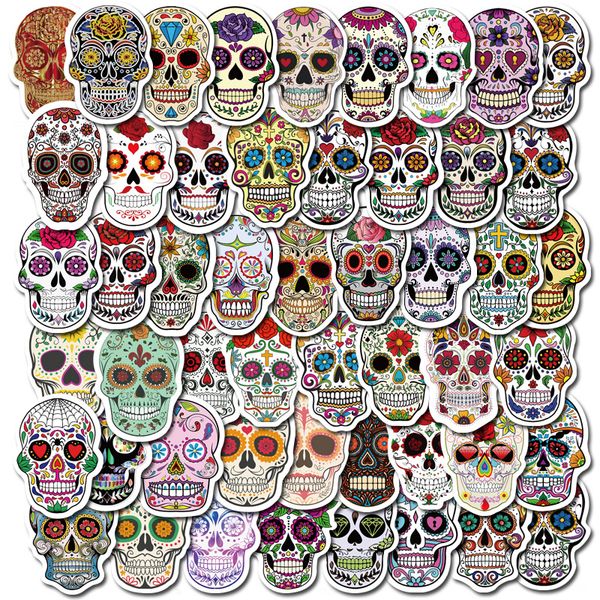 

halloween 50 pcs vinyl stickers bomb horror doodle car decals waterproof for diy lapskateboard bicycle motorbike decoration gifts