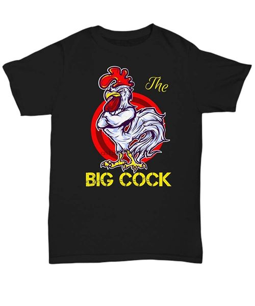 

hoy polloy big cock shirt funny rude rooster biker tshirt gag gift - tee