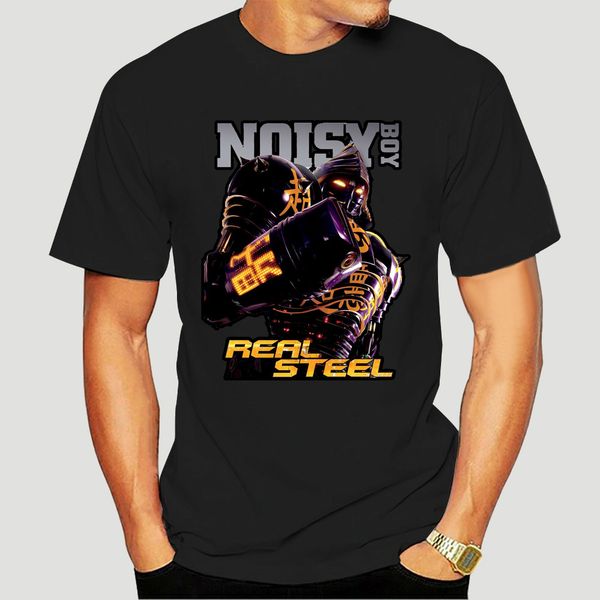 

noisy boy in real steel movie black t-shirt unisex-1209d