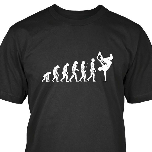 

2019 cotton sleling design breakdance evolution t-shirt