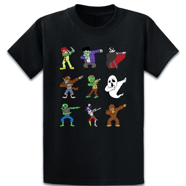 

dabbing dab dancing halloween zombies t shirt funny casual spring autumn o-neck cotton personalized male pattern famous shirt