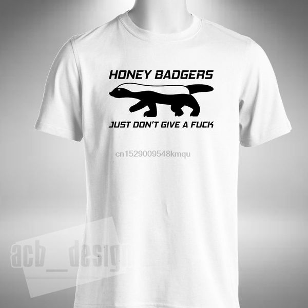 

honey badger mens t shirt funny crazy fearless animal ratel mustelidae 2019 fashion t shirt casual short sleeve tee