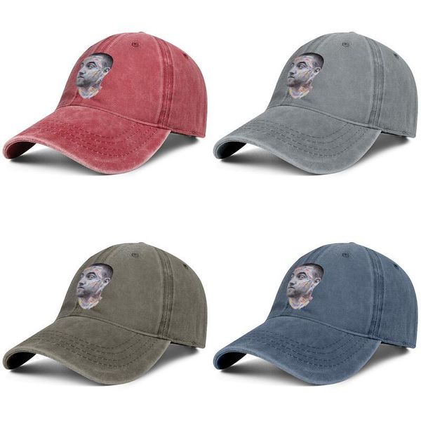 

mac miller album fashion denim baseball cap cool washed dad hat adjustable vintage ball forever kids, Blue;gray
