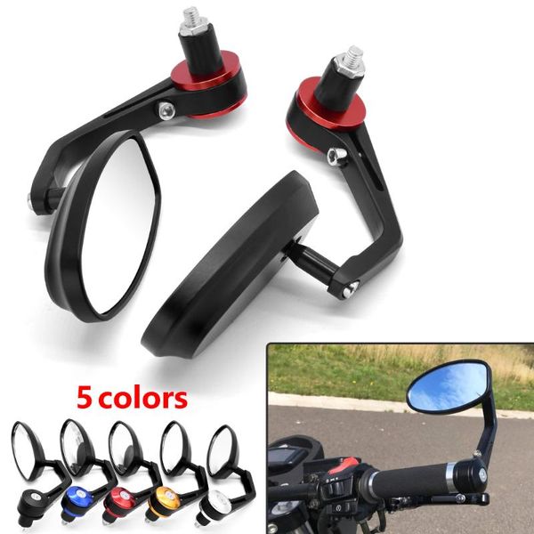 

for m400 m600 m620 m750 ss900 universal motorcycle aluminum rear view 7/8" handle bar end side rearview mirrors