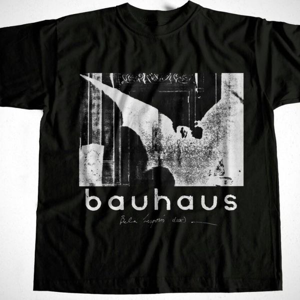 

bauhaus тенниска пост-панк гот любовь и ракета девственного чернослив катушка