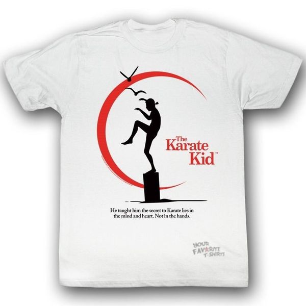 

2019 fashion karate kid karate truth 80's movie licensed t shirt100% cotton humor tee shirts
