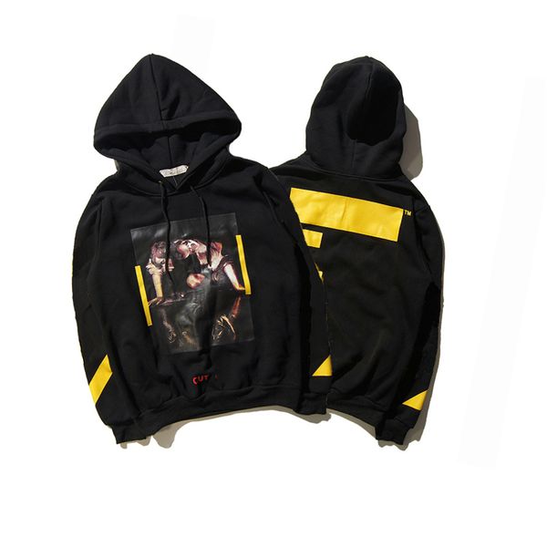 

new arrival mens designer hoodies spring autumn casual hoodies sweatshirts trendy printed hoodie for men and women drop shipping, Black