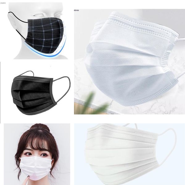 

7339044 fast black бесплатная доставка ship маска доставка! унисекс лицевые маски черный / белый / розовый 3 l ldxo 19wq1