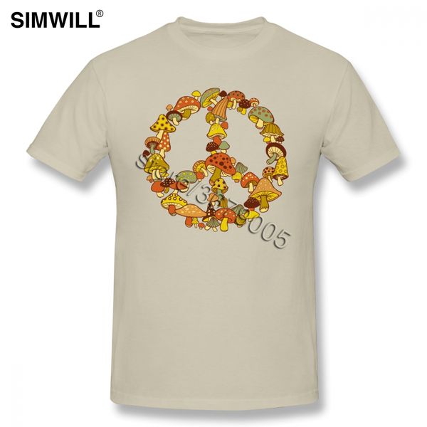 

2019 men's mushroom ring t shirts extra large pure cotton short sleeve tee shirt o neck t-shirt clothing graphic tshirt
