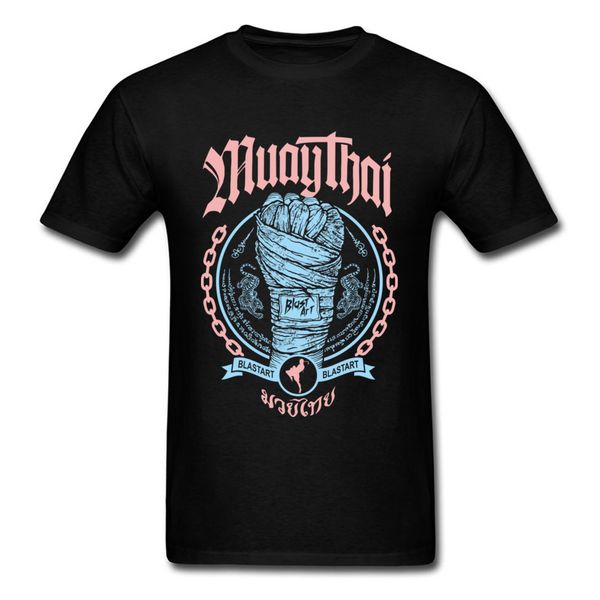 

muay thai fist tees family o-neck casual short sleeve 100% cotton male t-shirt normal tee shirts ing