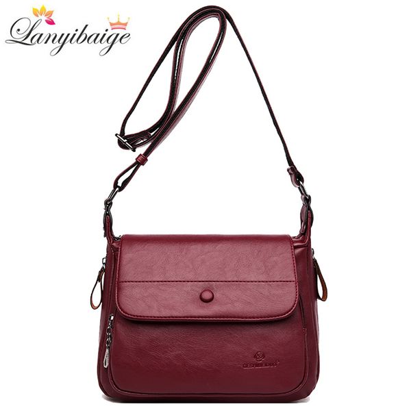 

new luxury handbags women bags designer leather crossbody bags for women 2020 casual multi-pocket shoulder
