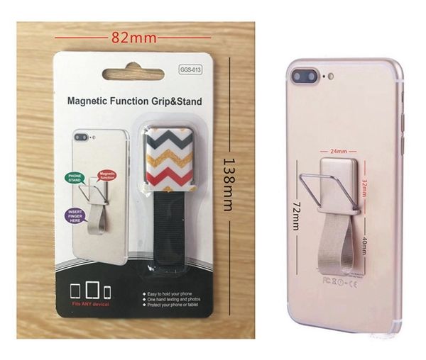 

universal phone stand ring holder grip 3 in 1 expanding stand and grip with magnetic function for iphone samsung retail package