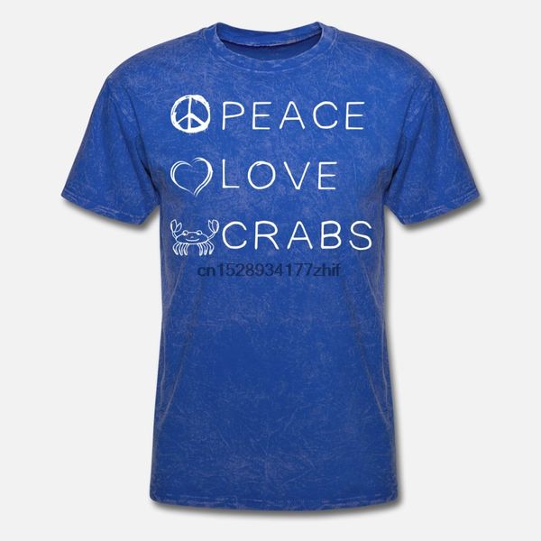 

men t shirt crabs - peace love crabs tshirts women-tshirt