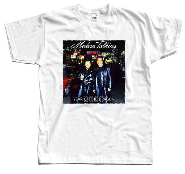 

modern talking - year of the dragon обложка альбома рубашки dtg (белый) s-5xl