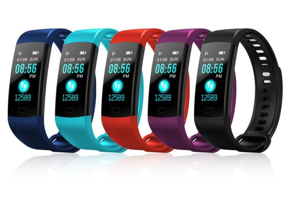 

smart sports bracelet heart rate blood pressure and blood oxygen monitoring for healthing intelligent light senssing screen