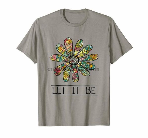 

clothing let it be hippie peace flower t shirt 2135