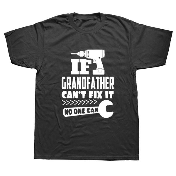 

novelty grandfather t-shirt mens short sleeves oversized streetwear hip hop printed t shirts tees