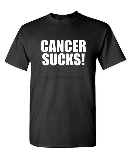 

cancer sucks - fight find cure oncology - mens cotton t-shirt