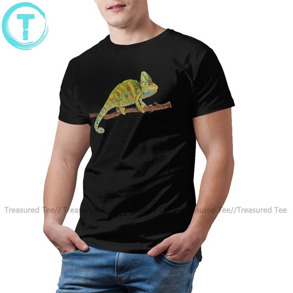 

chameleon t shirt chameleon t-shirt 100 percent cotton print tee shirt cute man short sleeve casual tshirt