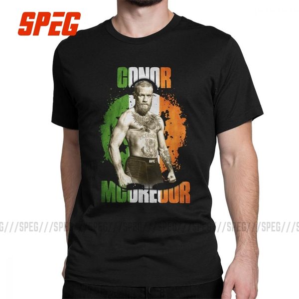 

mcgregor conor fighter mma t-shirt for men destroyer short sleeve humor tee shirt crewneck 100% cotton graphic t shirt