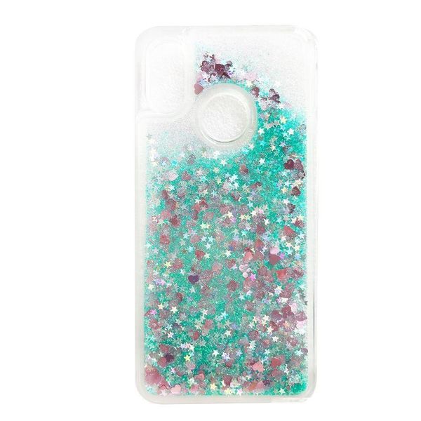

honor 8c case on huawei honor 8c case glitter dynamic liquid back cover for coque huawei honor8c 8 c bkk-l21 soft tpu phone case