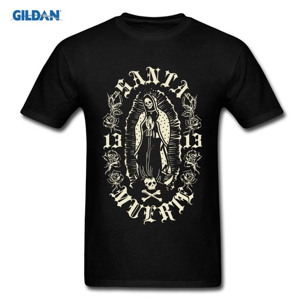 

tees santa muerte 13 fall 2019 popular custom short sleeve all cotton crew neck men's t-shirts custom tee shirts