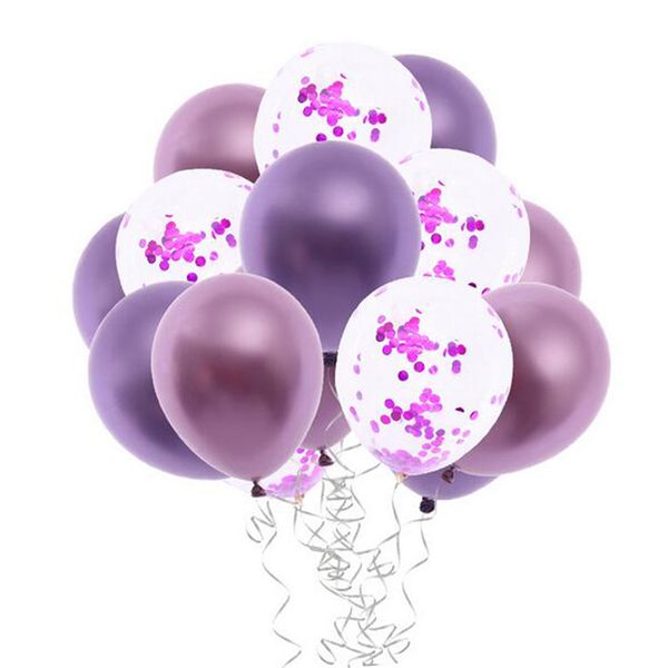 

15pcs 12 inch confetti balloon latex balloon wedding party birthday decor