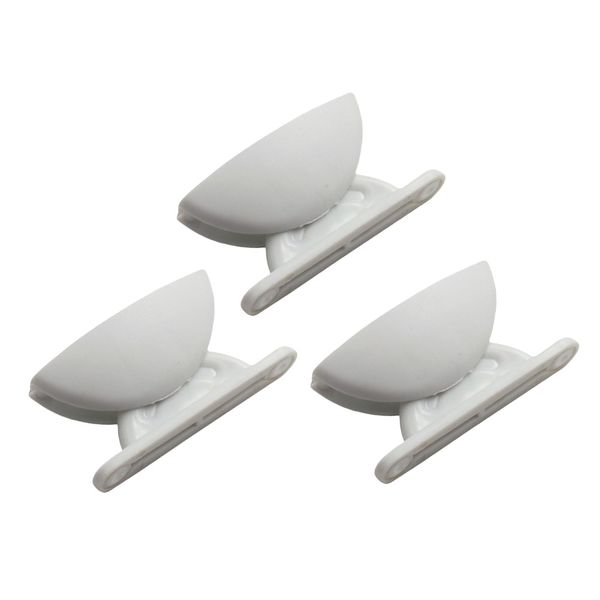 

3x nylon door retainer door catch for caravan camper motorhome rv boat white
