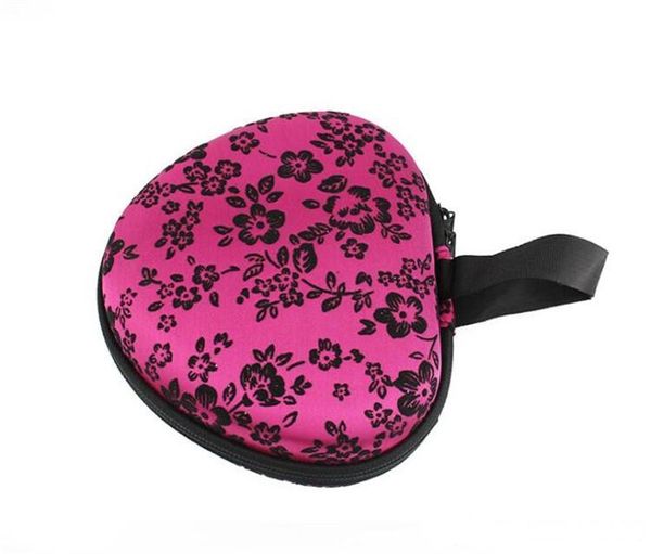 

heart shaped bra storage bag eva underwear lingerie organizer portable invisible silicone bra storage tavel case