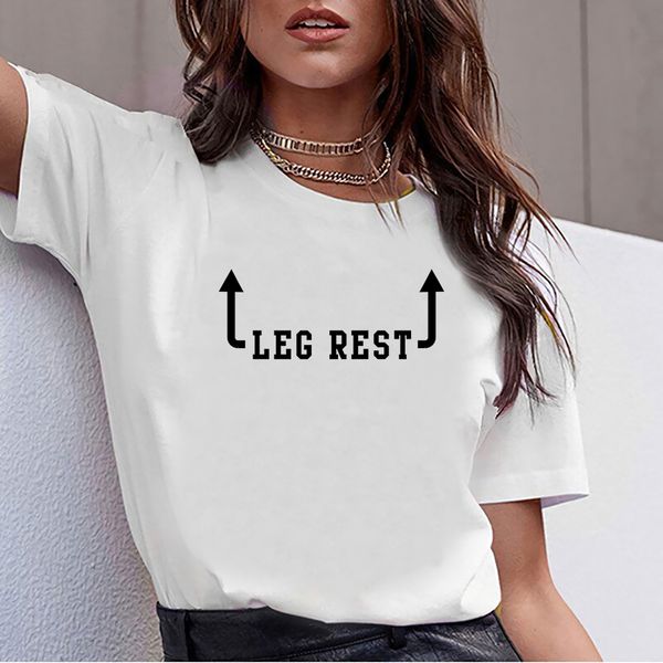 

t shirt women leg rest shoulder o-neck vintage print female tshirt