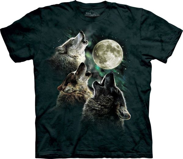 

3 wolf moon wolf t shirt the mountain cool casual pride t shirt men new fashion tshirt loose size ajax