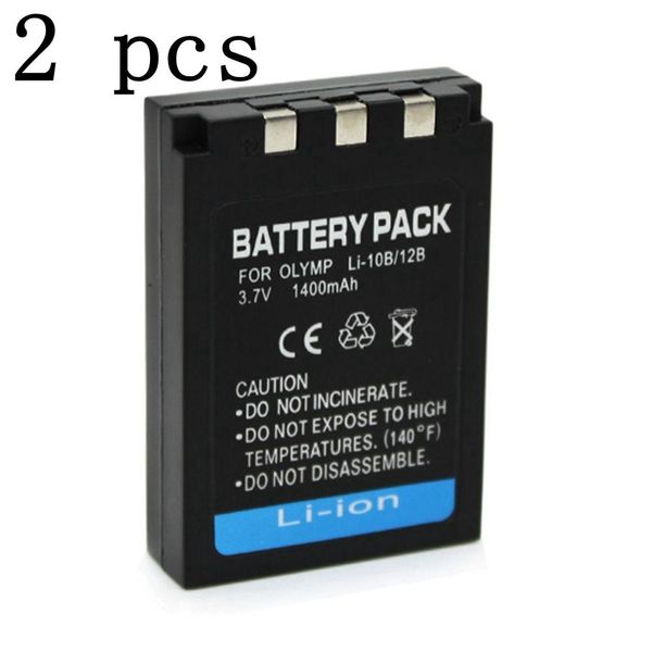 

digital atteries whcyonline 2 pieces 1400mah -12 -10b li12b li10b camerabattery for olympus u-300 400 410 500 600 800 810 1000,c-760 765 70