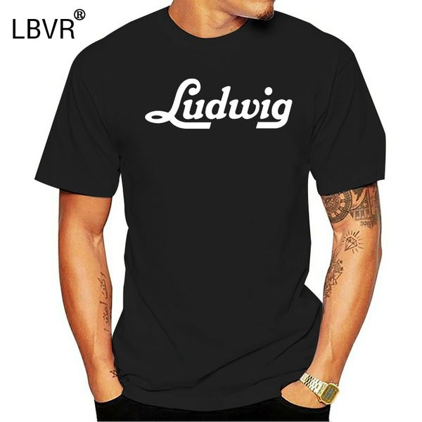 

людвиг барабаны тенниска музыкант колледж подросток подарки тарелка tshirt выберите размер цвет