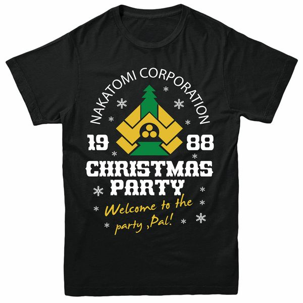 

nakatomi corporation christmas t-shirt die hard gift & kids tee loose size tee shirt
