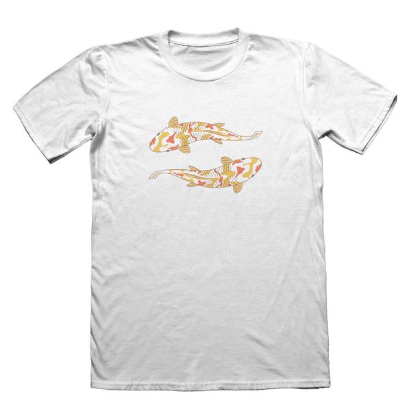 

новый бренд-одежда футболка koi carp t-shirt - отцы мужских рождества tee рубашка