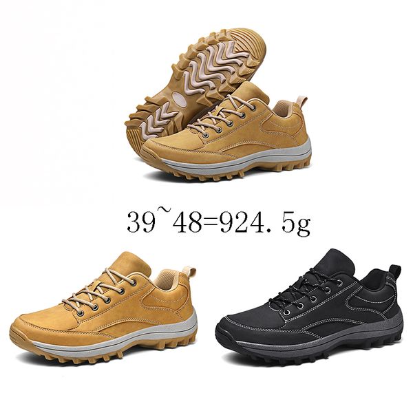 

new outdoor men hiking shoes waterproof breathable army boots desert training sneakers anti-slip trekking shoes, Black