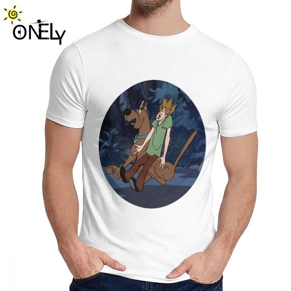 

for man t-shirt sheggy scubby dee scooby doo soft slim o-neck cartoon design t shirt