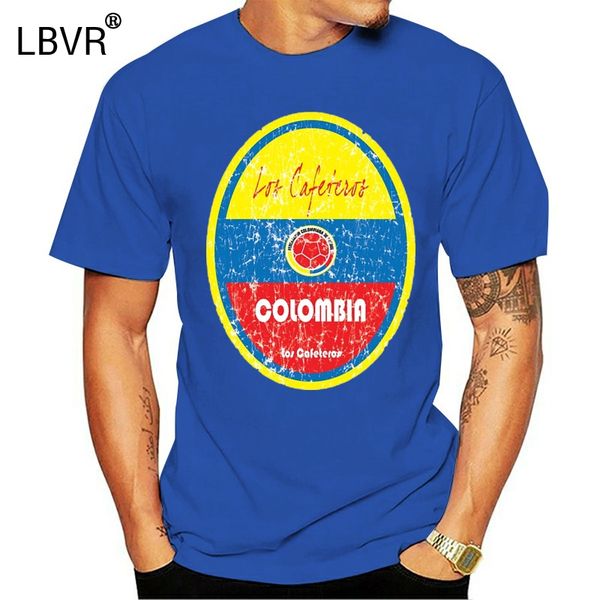 

men tshirt football colombia (distressed) t shirt women t-shirt tees top