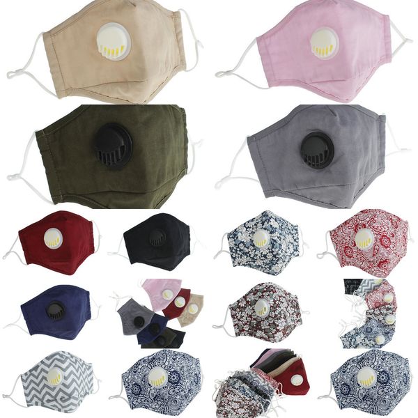 

washable mask pm2.5 face reusable new 2020 anti-dust masks valve protective cotton face ma zxq5