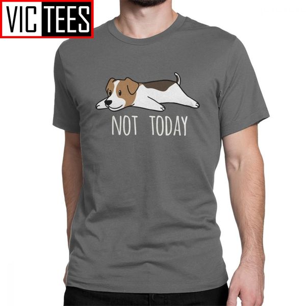 

man funny not today jack russell terrier dog man's t shirts hipster cotton tee shirt t-shirt gift clothes