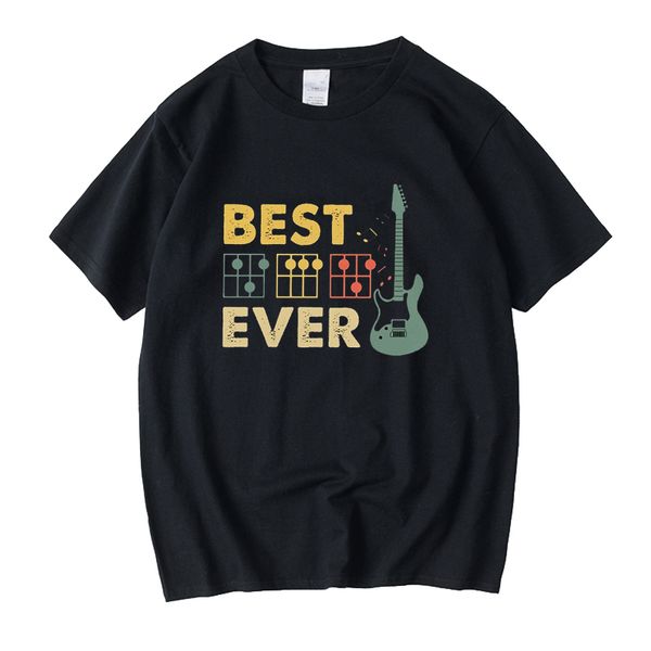 

vintage guitar ever music tshirt men short-sleeve musician dad gift guitarist summer t shirt cotton tee merchandise
