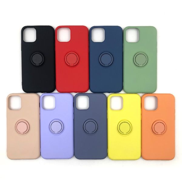 

silicone liquid case for iphone 11 pro max x xr xs 8 7 plus phone holder back protector cover