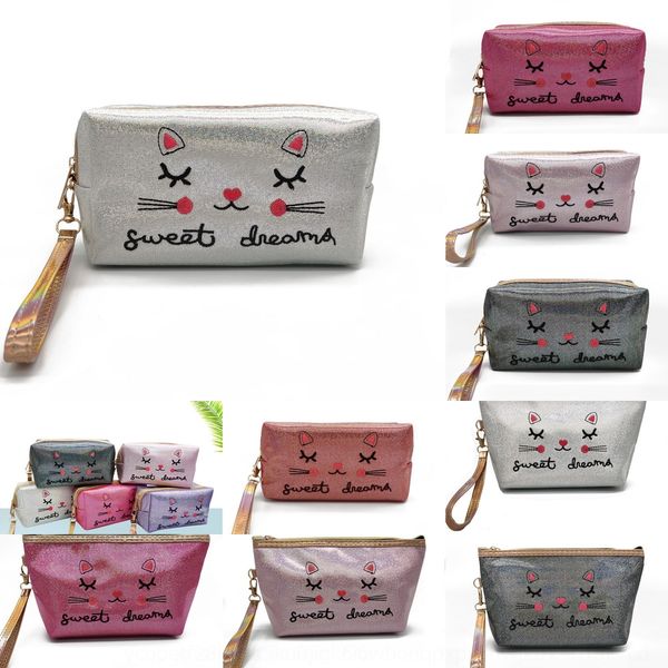 

new embroidered cosmetic cartoon octagonal hexagon travel storage bag portable cosmetic storage bag sth9d
