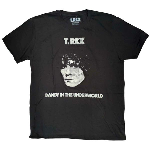 

t rex t shirt dandy in the underworld cover 100 official marc bolan t rex