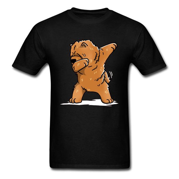 

funny dabbing chow chow dog picture tshirts pug corgi terrier cute dog animal printed t shirt summer brand casual tees