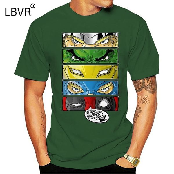 

super heroes eyes t-shirt cool men summer white casual funny retro tee shirt