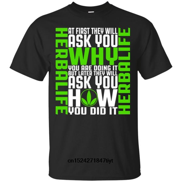 

new herbalife worker men cool t-shirt graphic print tee cotton us size